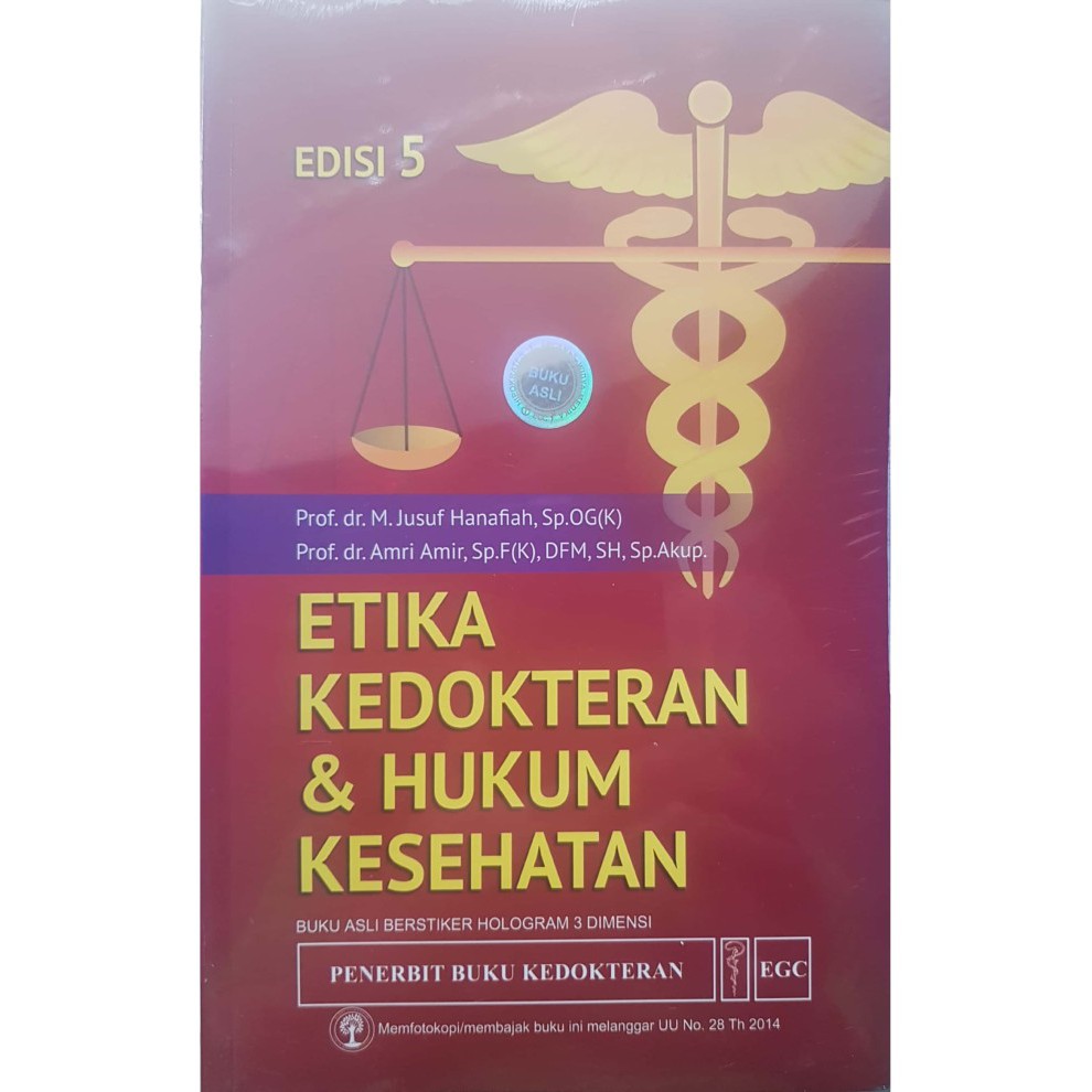 ETIKA KEDOKTERAN DAN HUKUM KESEHATAN EDISI 5