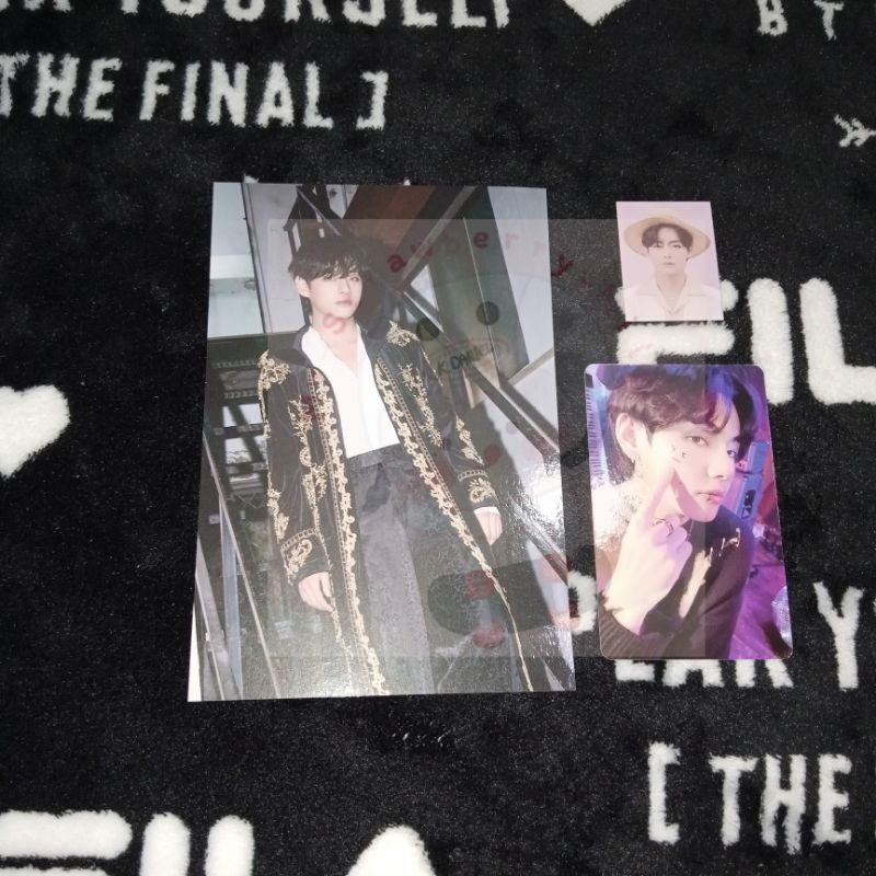 PC V BTS Photocard Kim Taehyung SG22 Season's Greetings ID Photo Postcard