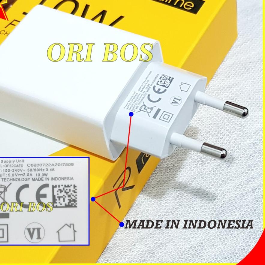 ➷ Charger Realme 5 5i Realme 5s ORIGINAL 100% Micro USB ▼