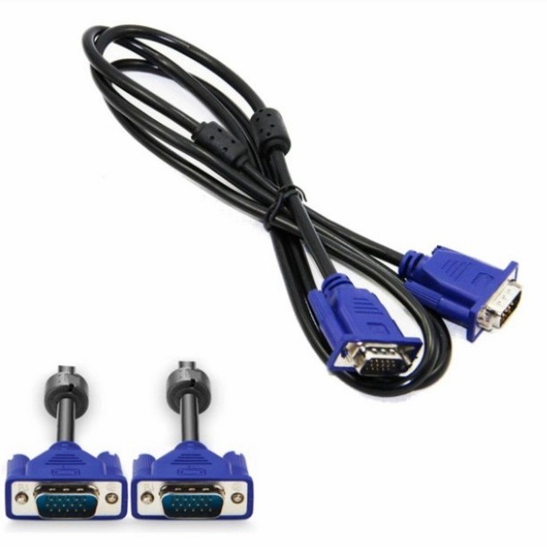 Kabel VGA to VGA Male / Male (Cowo/Cowo) Kabel LCD &amp; LED Murmer 1,5 M