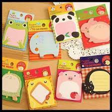 Buku Catatan Kecil / Memo Sticky Notes / Mini Book Karakter Lucu / Sticky Notes Motif Anak