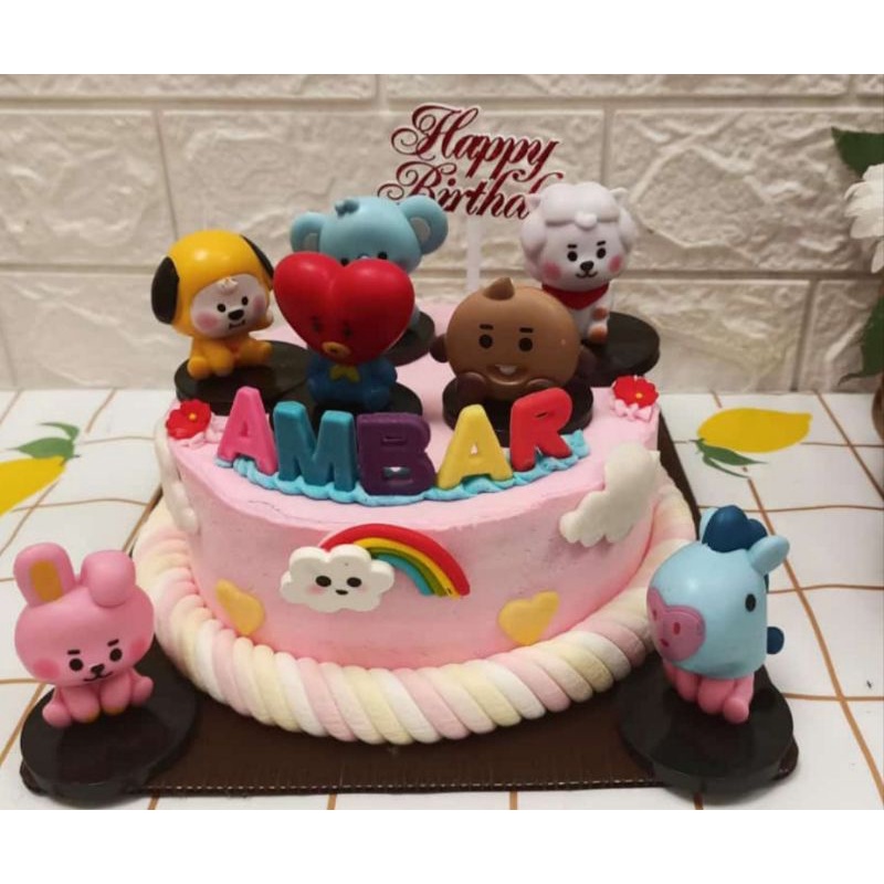 

Free ongkir!! Es krim tart BT21/tart ultah