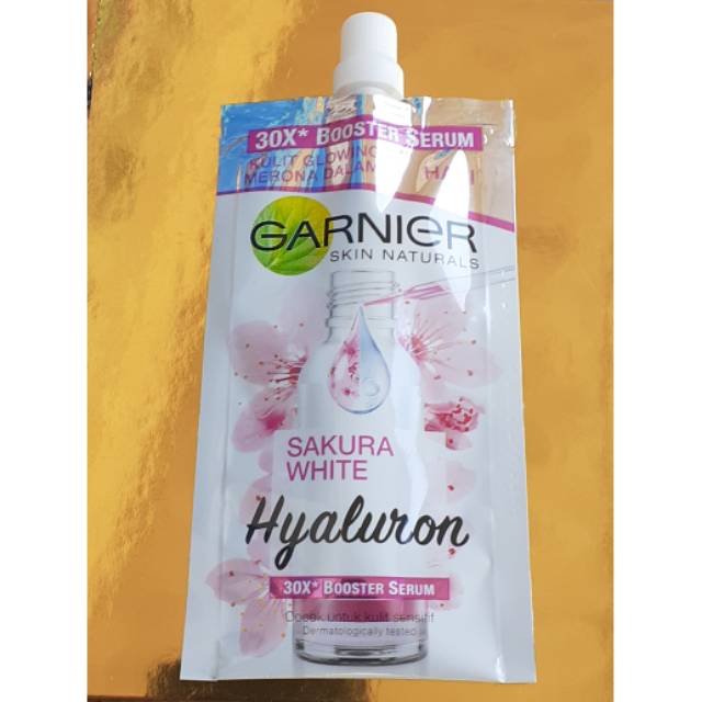 Garnier Sakura White Hyaluron 30 X Booster Serum Sachet 7 5 Ml Shopee Indonesia
