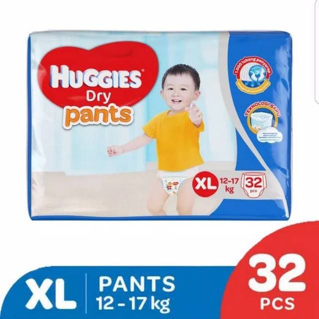 Huggies Popok Dry Pants XL32