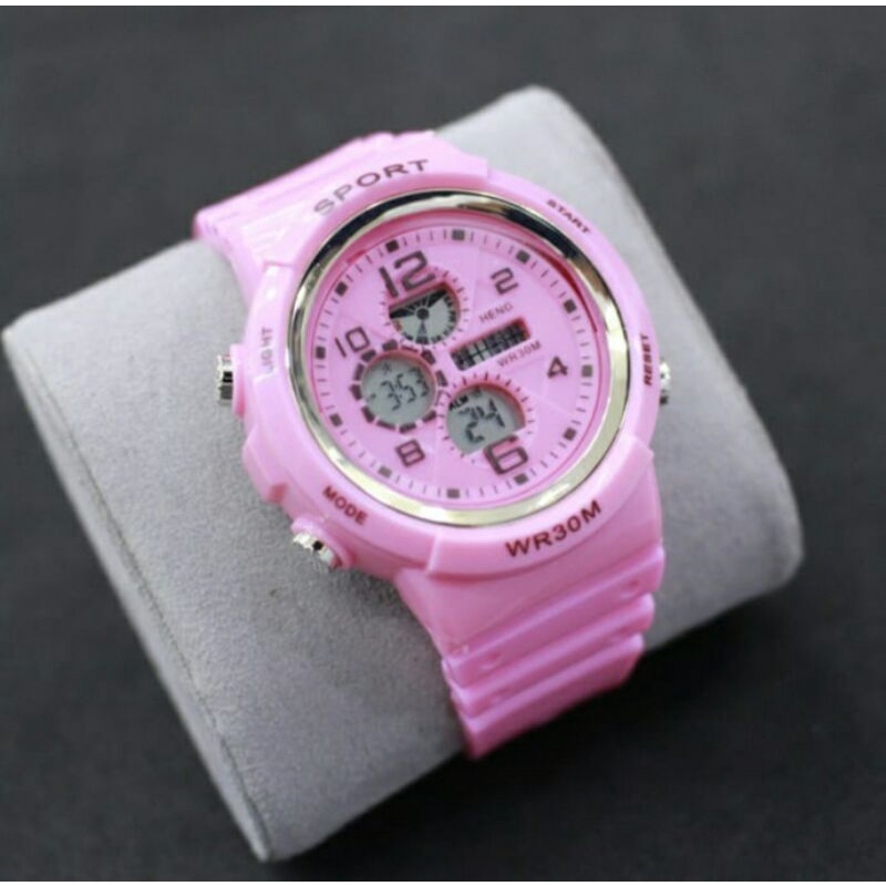Jam tangan wanita Digital watch light jam tangan wanita Digital rubber sport