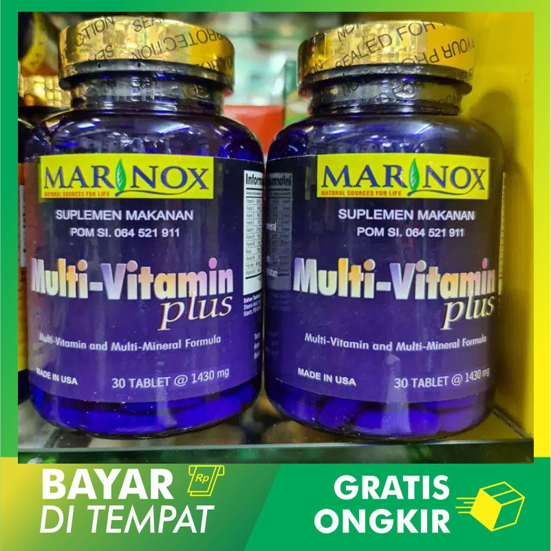 MARINOX MULTIVITAMIN PLUS-OBAT HERBAL UNTUK MENJAGA KESEHATAN FUNGSI PENCERNAAN,JANTUNG & PERNAFASAN