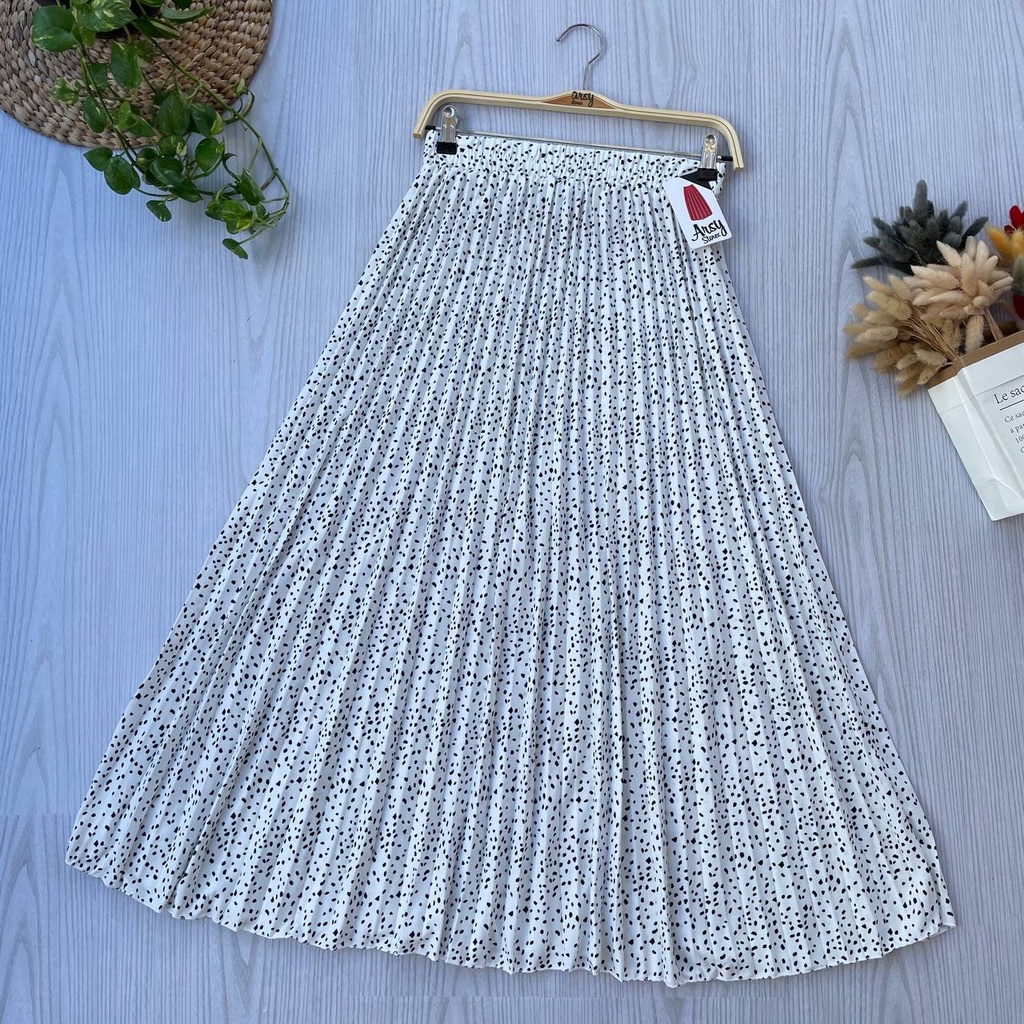 Renira Skirt Bawahan Rok Wanita - Hyget Premium All Size-WHITE1