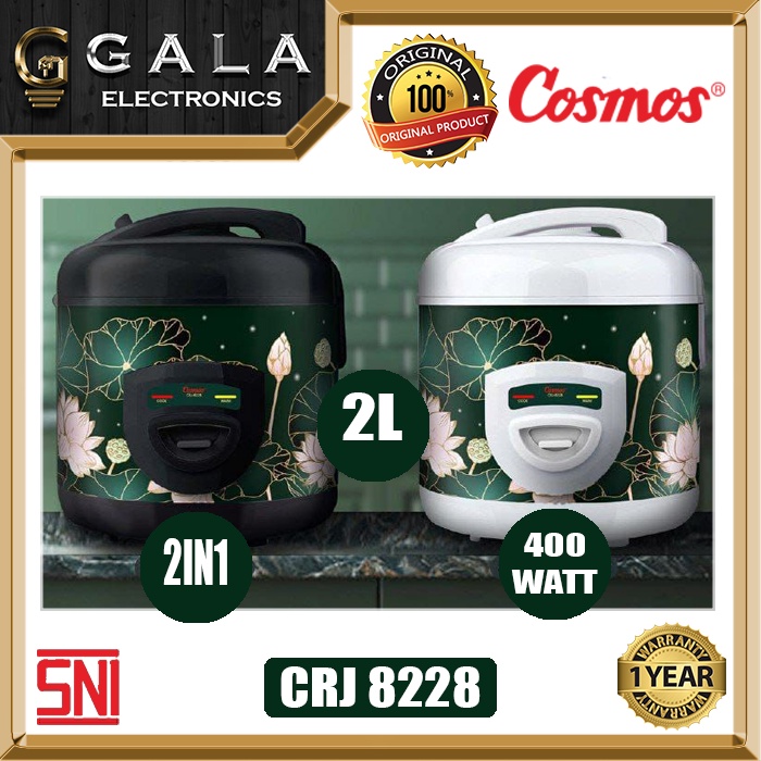 Jual Magic Com COSMOS CRJ 8228 B/W LOTUS SERIES (2 LITER) Shopee