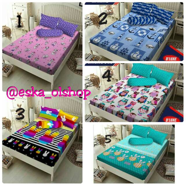 ESKA-NEW SPREI SORONG KINTAKUN 2IN1 ukuran 120x200 / SPREI SORONG/ SPREI KINTAKUN SORONG