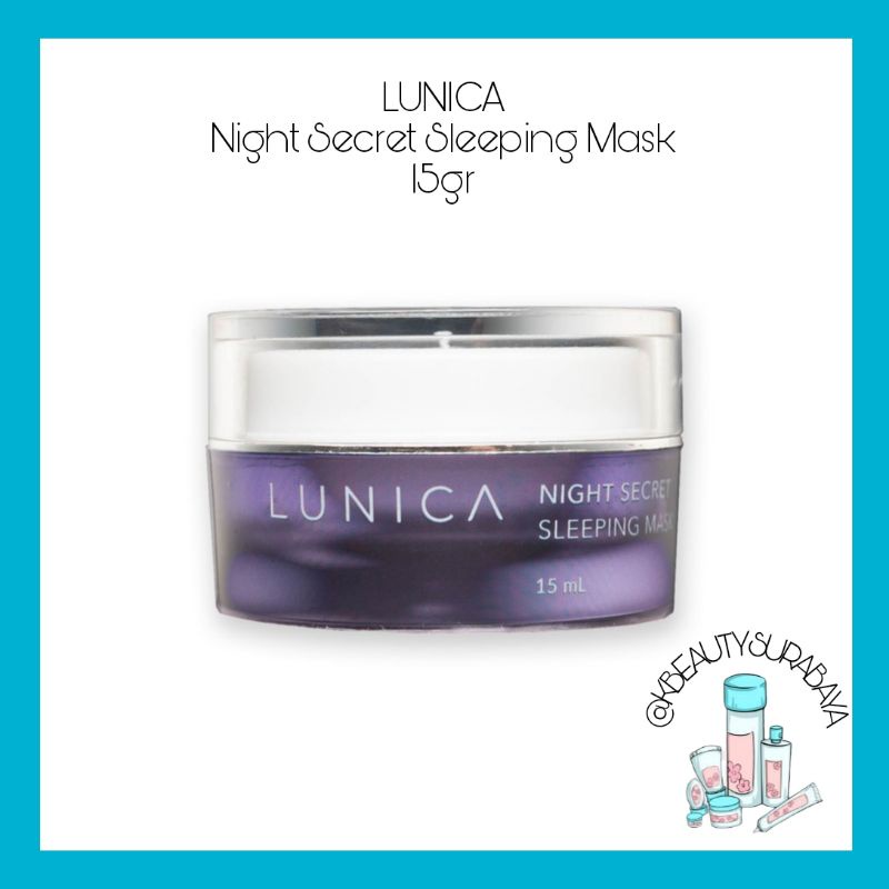 (BPOM) LUNICA Night Secret Sleeping Mask 15gr