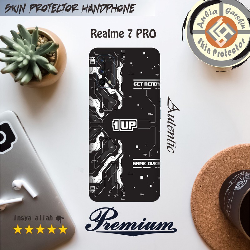 Garskin HP Realme 7 PRO Motif up  - Free Custom