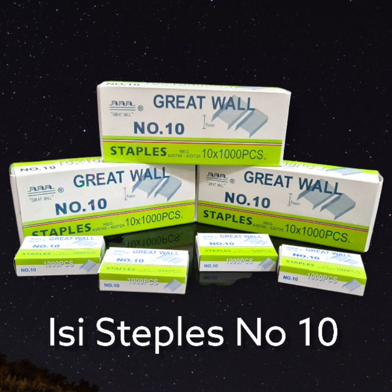 

Isi Steples Kecil Merk Greatwall no 10