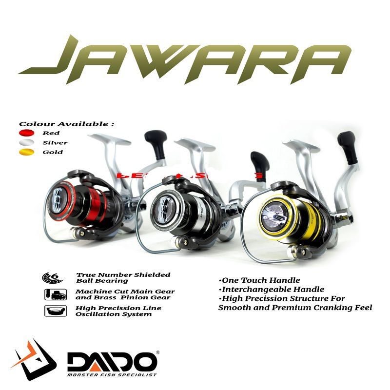 Reel Daido JAWARA Spin 6 Bearing 6000