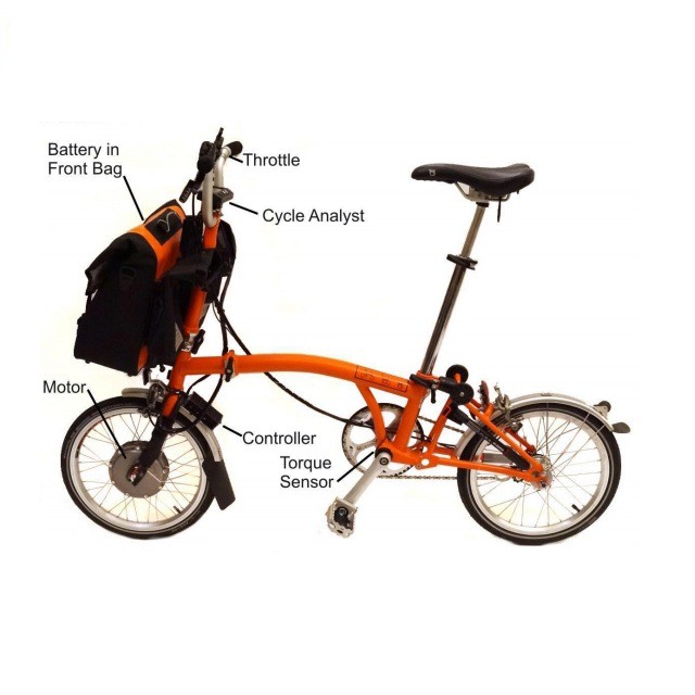 brompton electric harga