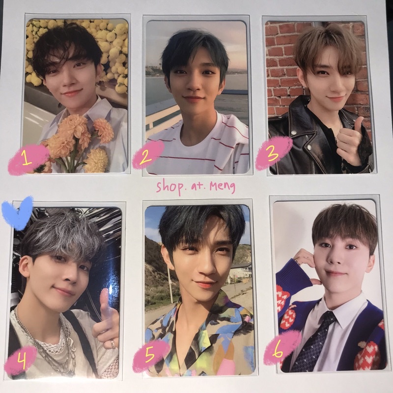 [READY STOCK] JOSHUA JEONGHAN SEUNGKWAN PHOTOCARD PC YOUR CHOICE YC ONE SIDE HENGGARAE HG DUL SET VE