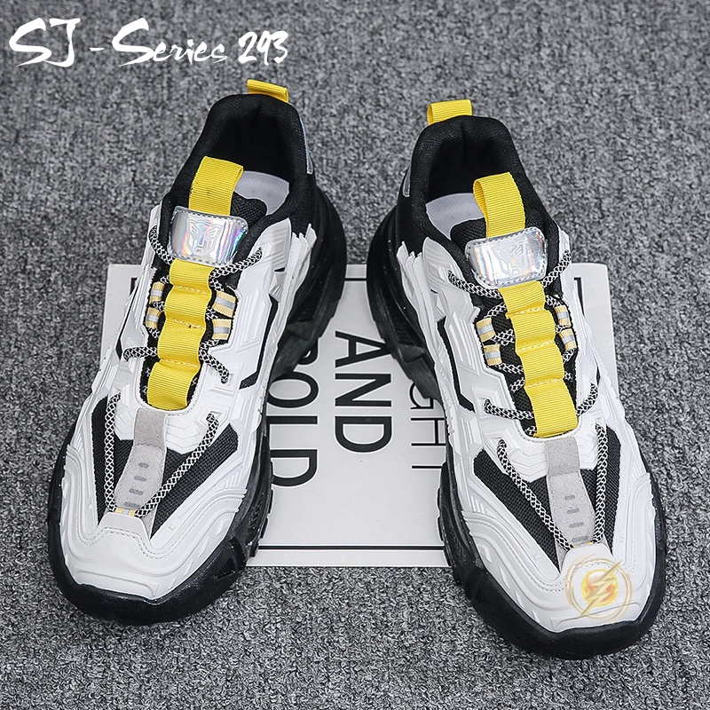 Sepatu Sneakers Pria Karakter Keren dan Trendy untuk Hangout Kualitas Import Premium -293 putih