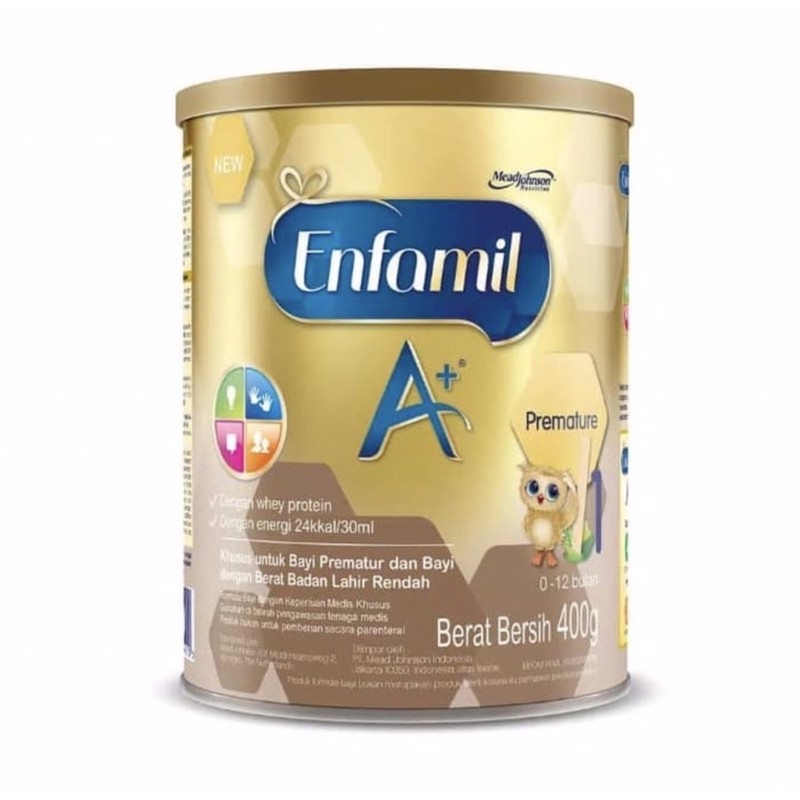 Enfamil A+ premature 400 gram ( susu nutrisi khusus bayi premature )