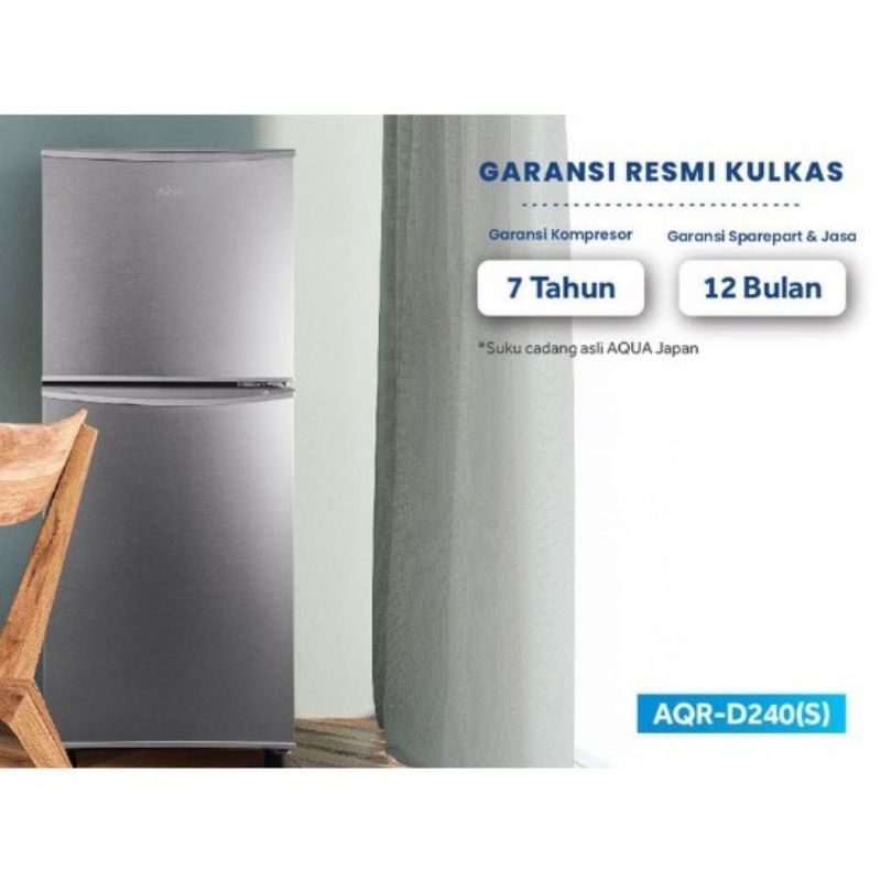KULKAS AQUA 2 PINTU AQUA SANYO 2 PINTU AQRD-240 GARANSI RESMI
