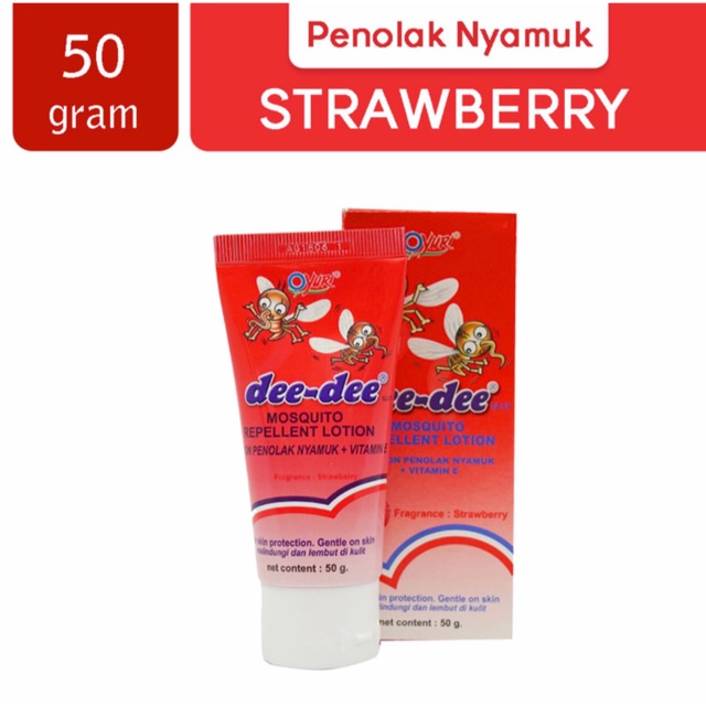 Deedee anti nyamuk anak 50 gram guava | orange | strawberry