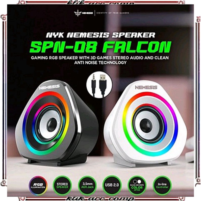 Speaker gaming streo RGB NYK SPN-08 Falcon