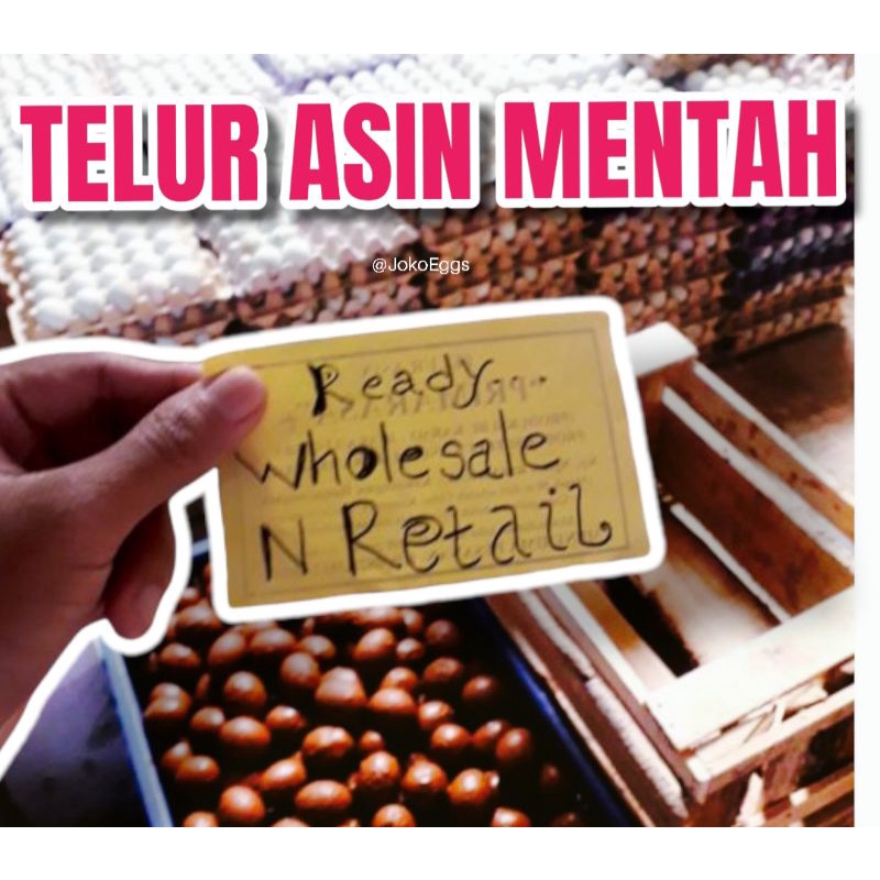 

Telur Asin Mentah Siap Rebus (Harga perbutir)