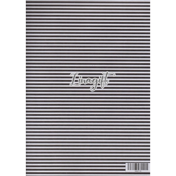 ( 5 Lembar ) KERTAS KADO VL STRIPES - GIFT WRAPPING SMALL LINES SALUR GARIS KECIL
