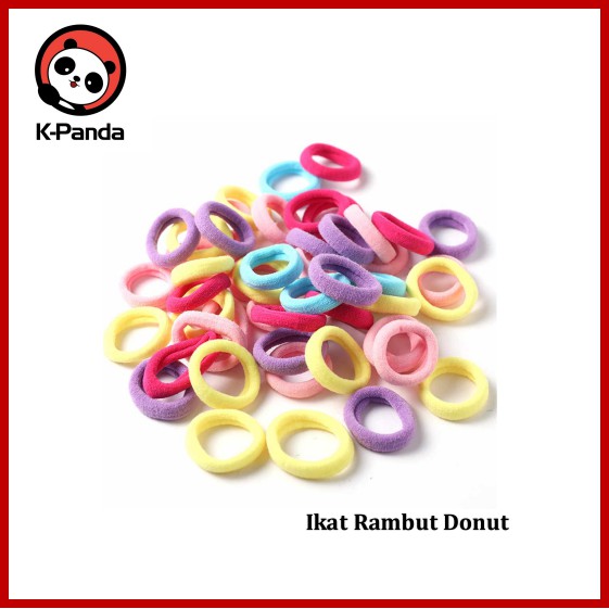 Ikat Rambut DONAT MINI / Kunciran Rambut / Karet Rambut / Kunciran Donut