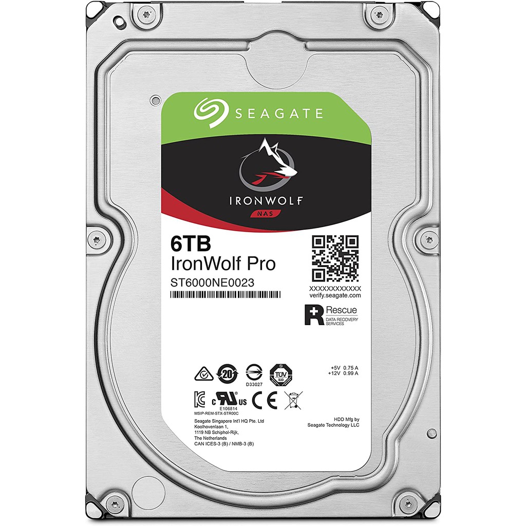 SEAGATE IronWolf Pro 6TB ST6000NE023 3.5&quot; 7200RPM 256MB Cache SATA HDD