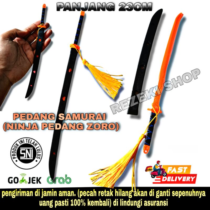 mainan pedang ninja zoro - mainan pedang SNI
