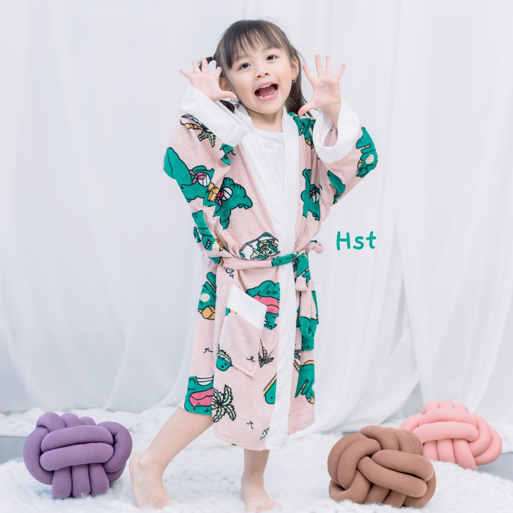 LIMITED Edition !!! Kimono Handuk Anak HST  ``Dillo si buaya gemesin``  (2 tahun-15 Tahun)