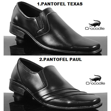 Sepatu Kerja Pria Crocodile Pantofel Sepatu Slop Formal Murah