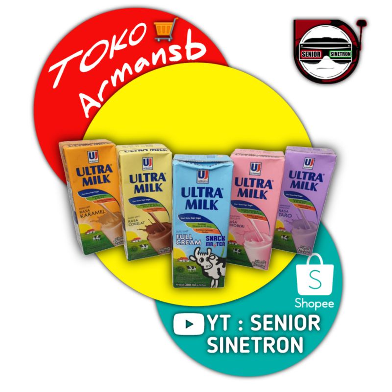 

Susu ultra milk 200 ml