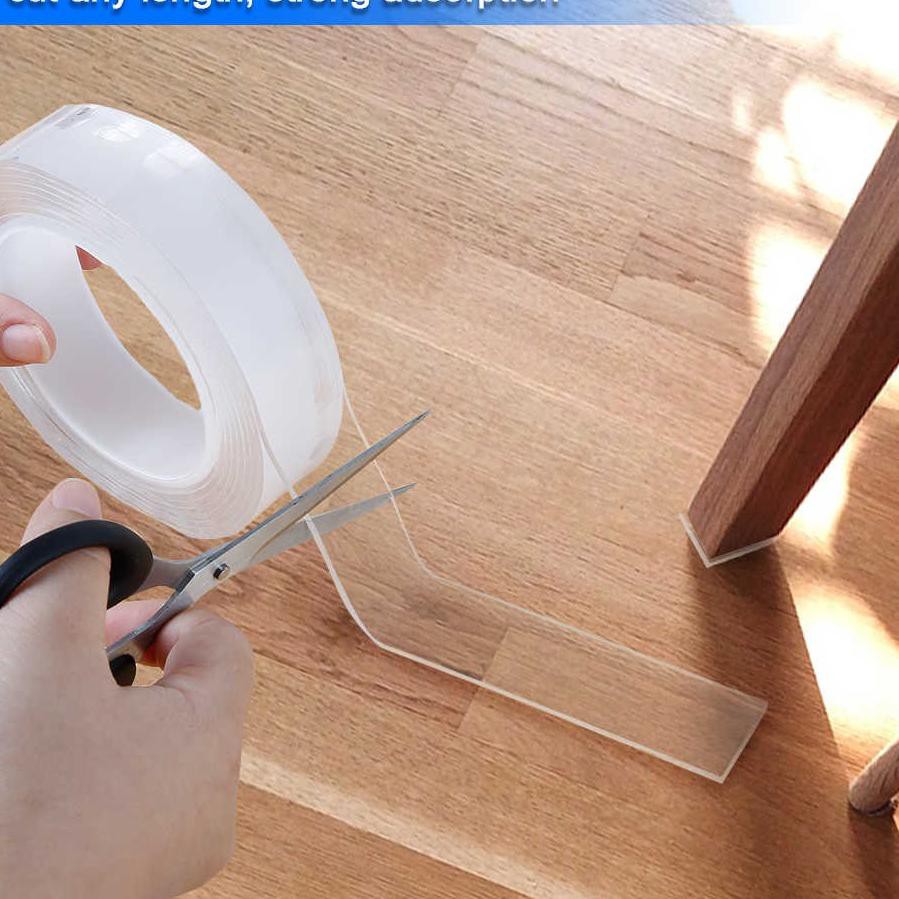 

Flash Sale!! (gxr-1272) Nano Magic Tape Bening Tahan Air 30mm x 3m Acrylic Washable