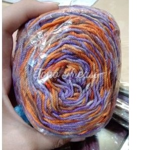 Benang rajut poly bright / poly kilap sembur D30 (varian 2)