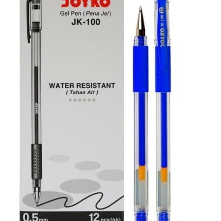 

⚡GROSIR⚡ Pulpen JK100 Bolpen JOYKO Gel Pen JK-100 (Hitam) 0.5mm Anti Air produck terlaris