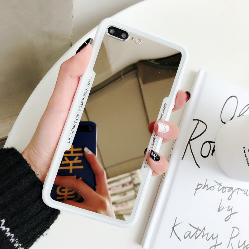 Ready！2in1 Casing Mirror Soft Case VIVO Y11 Y12 Y12i Y15 Y17 Y91C Y91 Y93 Y95 Y81 Y83 Z1 Pro Y55 Y55S Y55L V5 Lite V5S Y71 V7 Plus V9 S1 Pro Y20 Y20S Y20i Y12S Y50 Y30 Y30i-#2