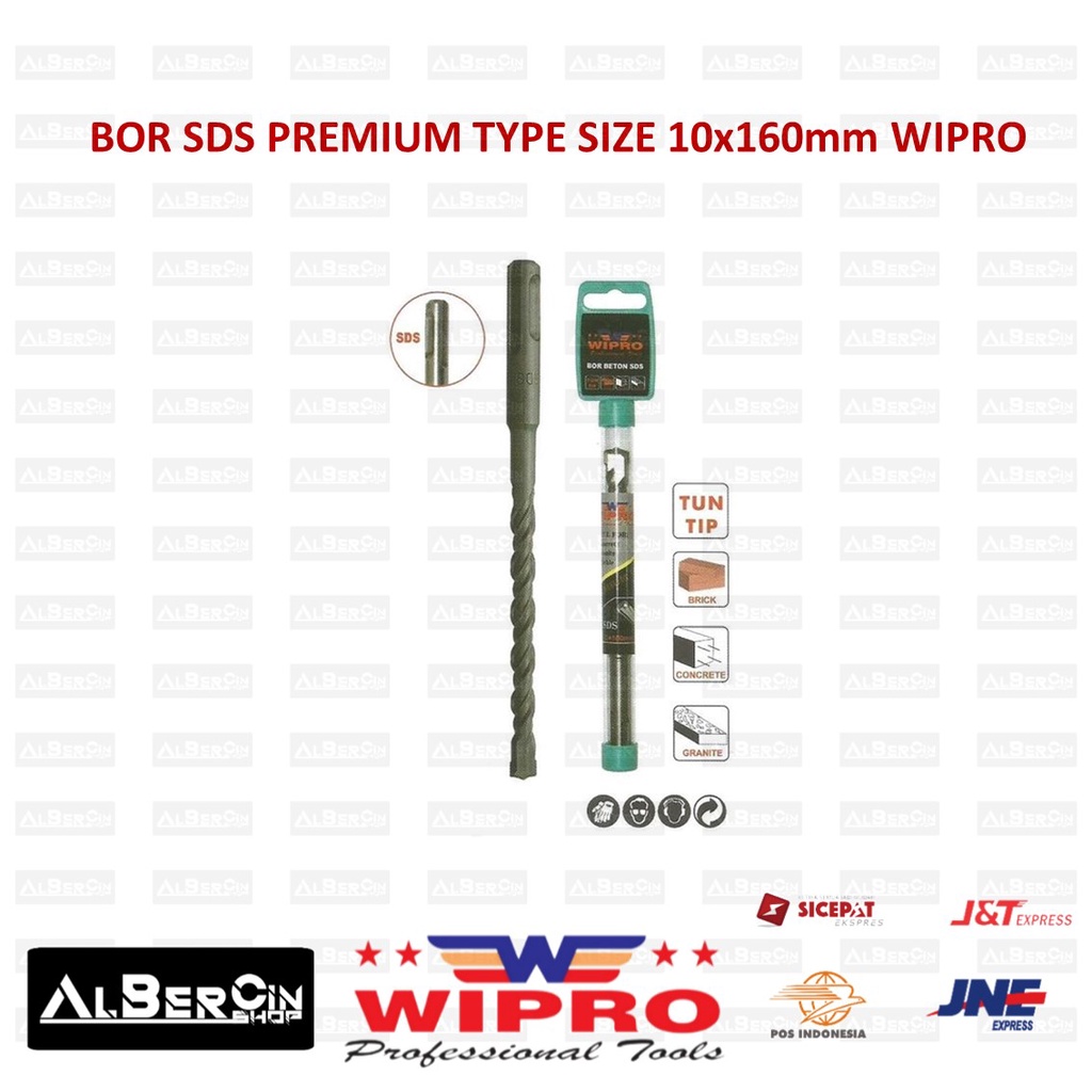 Mata Bor Beton Tembok SDS Premium Type 10x160 mm 10 x 160 WIPRO