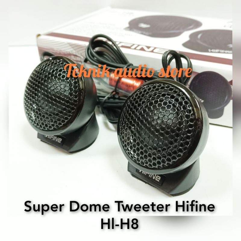 Tweeter Dome Sutra untuk Sistem Audio Mobil, Impedansi 4 Ohm, Sensitivitas 92 dB, dengan Kaki Penyan