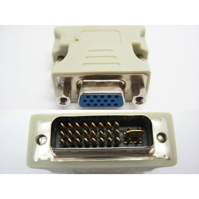 Converter DVI-I 24+5 pin (M) to VGA (F) Dual Link Adapter DVI I TO VGA