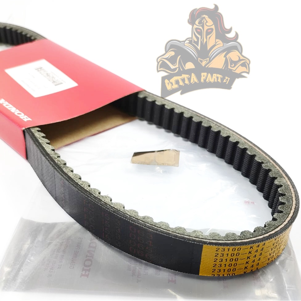 VANBELT V-BELT HONDA K44 KUALITAS ASLI ORIGINAL HONDA AHM PRESISI ANTI SELIP AWET DAN DIJAMIN MANTAP BEAT POP BEAT ESP BEAT STREET BEAT SPORTY SCOOPY ESP VARIO 110 FI ESP