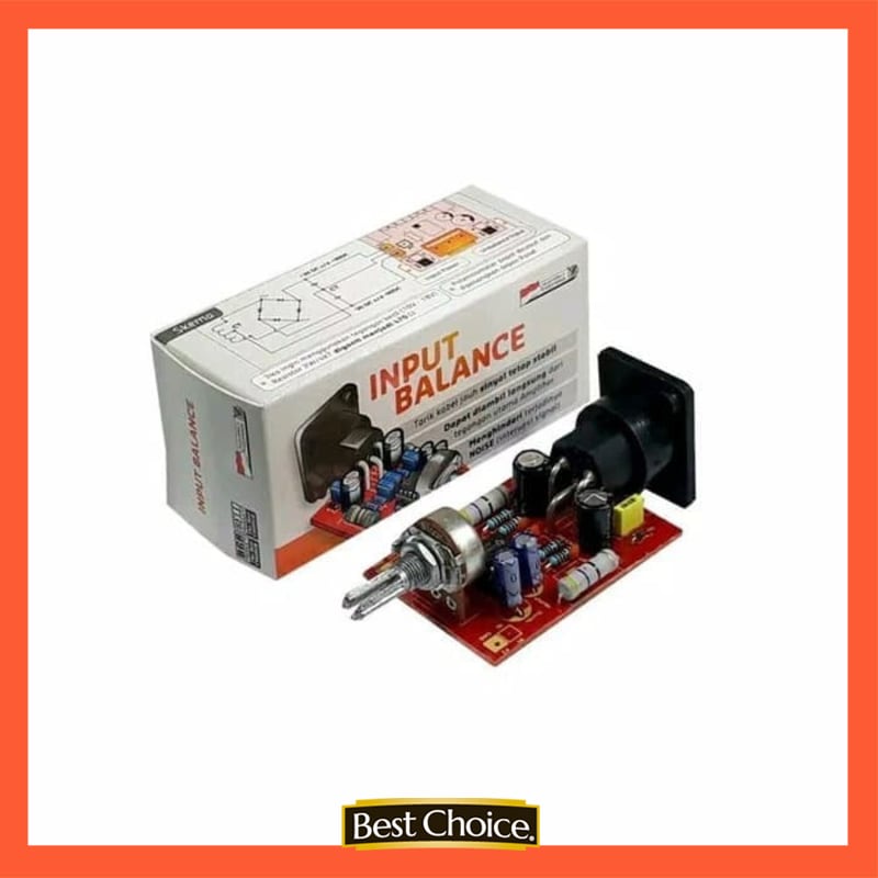 Kit Input Balance BELL BGR - Tone Rangkaian Audio Balance Input