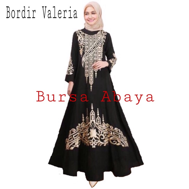 BURSA ABAYA New Abaya Simple Style Abaya Dubai Abaya Arab Abaya Bordir Velaria
