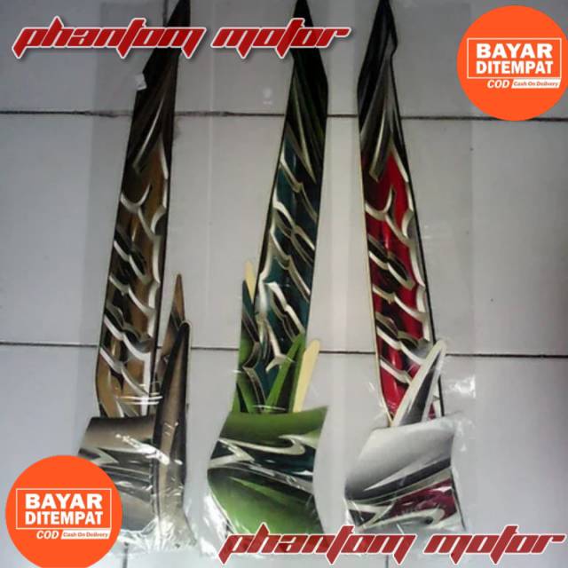 STRIPING LIS STIKER MIO SOUL KARBU 2010