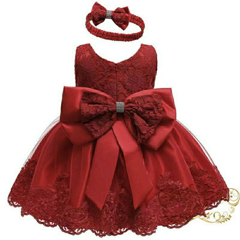 3 UKURAN S M L DRESS CORRY KID PAKAIAN ANAK PEREMPUAN DRESS BRUKAT FEHM