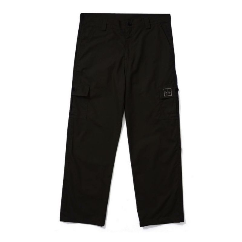 Long Pants Cargo - Celana Cargo Panjang Unisex  DRT - Hitam