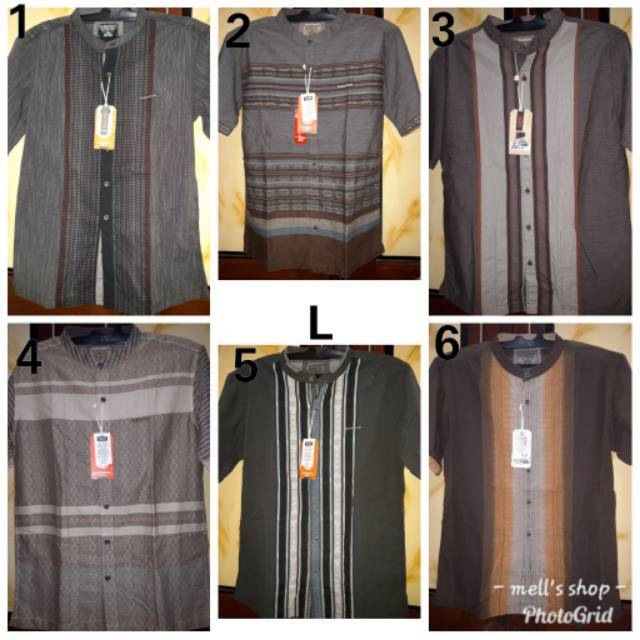  Kemeja koko muslim cardinal original S M L XL X4 Shopee 