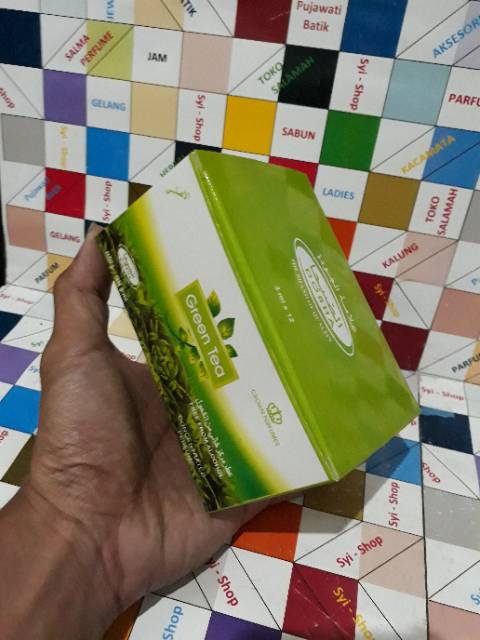 Parfum GREEN TEA Roll On Non Alkohol 3 ml DOBHA