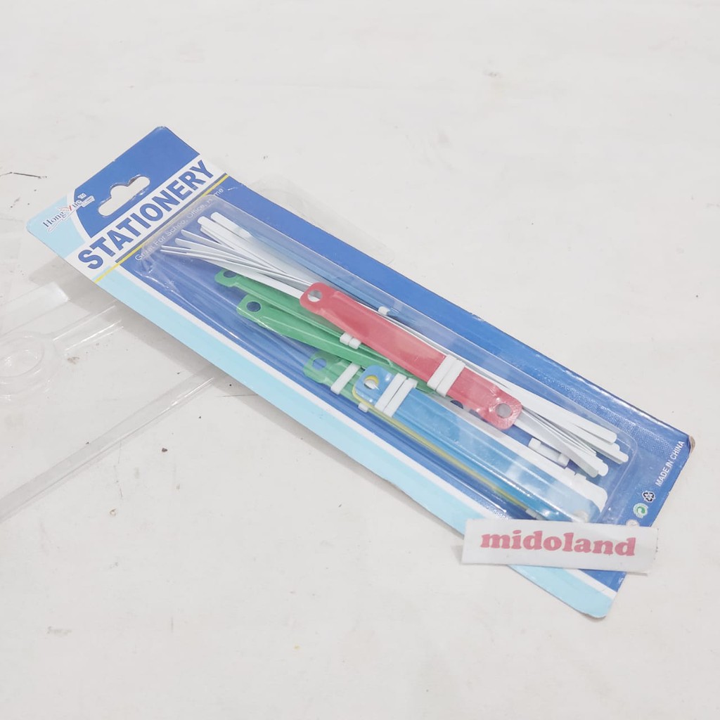 

acco paper fastener pengikat penjilid jilid tulang binder clip klip lubang file kertas cepat plastik midoland