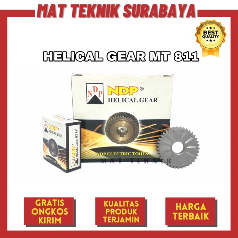 Helical Gear / Ger MT 811 MT811 NDP Untuk Armature Angker Rotor Mesin Bor 13mm