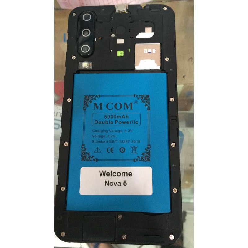 Battery Batre Baterai Double Power Mcom Welcome Nova 5